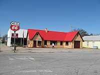 USA - Baxter Springs KS - Restored 1930 Phillips 66 Station (15 Apr 2009)